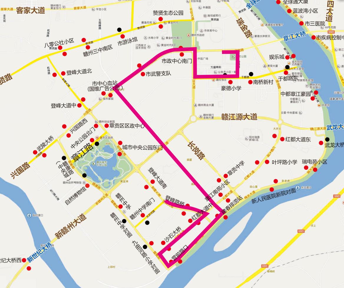 江西省赣州市301路中巴公交车车身户外广告